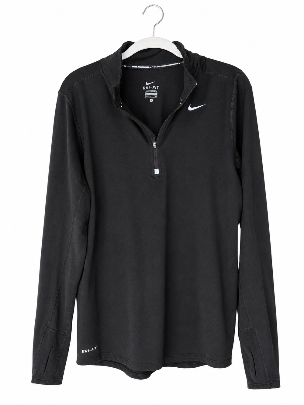 Nike Black Dri-FIT Quarter Zip Performance Pullover